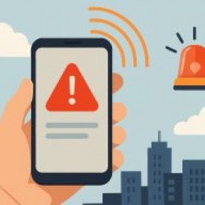 Defesa Civil emite alerta com a Ferramenta Cell Broadcast